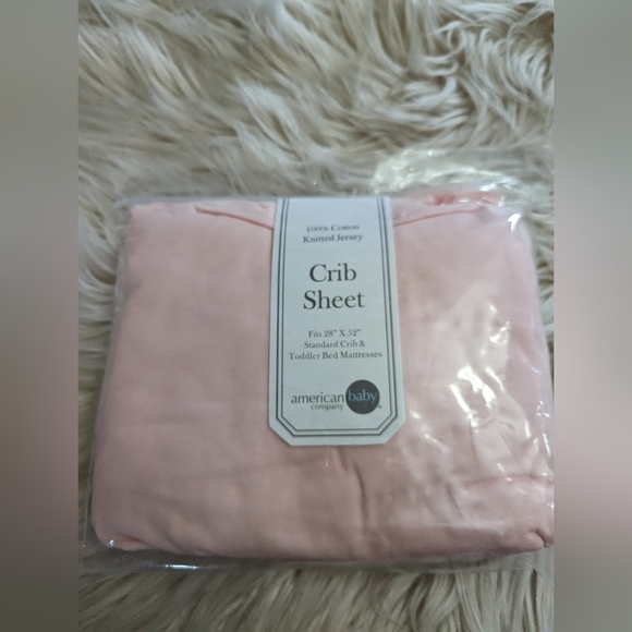 NEW TL Care 100% Cotton Knitted Jersey Crib Sheet - Picture 1 of 3